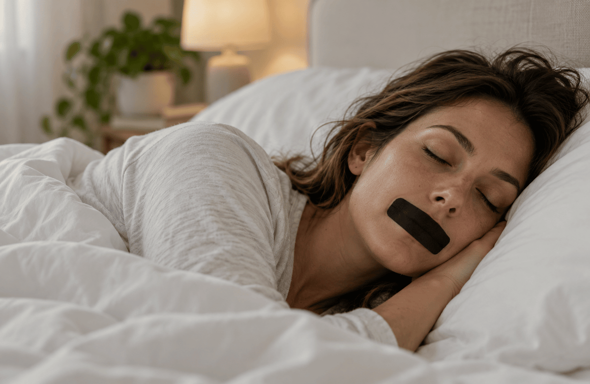 Mouth tape: Is it worth adding to your sleep routine?