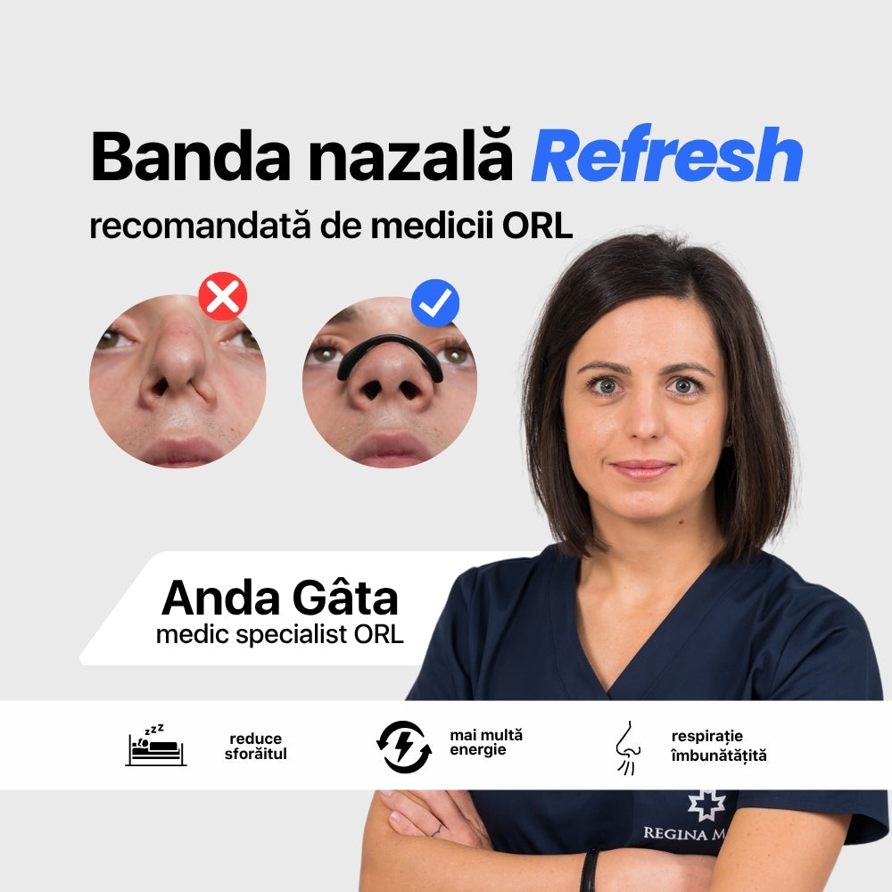 Banda Nazală PRO - pentru respirație sporită