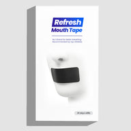Banda bucală Refresh: Dormi mai profund, sforăie mai puțin.